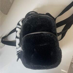 Adidas Black and White Backpack Compact Design